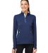 Zero Restriction L1022L Women's Sofia Quarter-Zip  in Storm front view