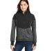 Spyder S17741 Women's Passage Sweater Jacket in Polar powdr/ black front view