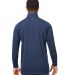 Swannies SWC500 Colt Quarter-Zip Pullover in Navy back view