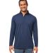 Swannies SWC500 Colt Quarter-Zip Pullover in Navy front view