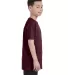 29B Jerzees Youth Heavyweight 50/50 Blend T-Shirt in Maroon side view