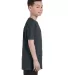 29B Jerzees Youth Heavyweight 50/50 Blend T-Shirt in Black heather side view