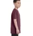 29B Jerzees Youth Heavyweight 50/50 Blend T-Shirt in Vintage heather maroon side view