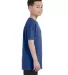 29B Jerzees Youth Heavyweight 50/50 Blend T-Shirt in Vintage heather blue side view