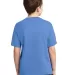 29B Jerzees Youth Heavyweight 50/50 Blend T-Shirt in Columbia blue back view