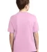 29B Jerzees Youth Heavyweight 50/50 Blend T-Shirt in Classic pink back view