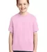 29B Jerzees Youth Heavyweight 50/50 Blend T-Shirt in Classic pink front view