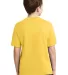 29B Jerzees Youth Heavyweight 50/50 Blend T-Shirt in Island yellow back view