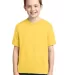 29B Jerzees Youth Heavyweight 50/50 Blend T-Shirt in Island yellow front view