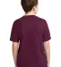 29B Jerzees Youth Heavyweight 50/50 Blend T-Shirt in Maroon back view