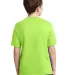 29B Jerzees Youth Heavyweight 50/50 Blend T-Shirt in Neon green back view
