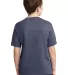 29B Jerzees Youth Heavyweight 50/50 Blend T-Shirt in Vintage heather navy back view