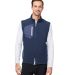 Zero Restriction W1009Z Full-Zip Vest in Navy front view