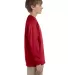 29BL Jerzees Youth Long-Sleeve Heavyweight 50/50 B in True red side view