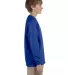 29BL Jerzees Youth Long-Sleeve Heavyweight 50/50 B in Royal side view