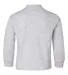 29BL Jerzees Youth Long-Sleeve Heavyweight 50/50 B in Ash back view