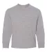29BL Jerzees Youth Long-Sleeve Heavyweight 50/50 B Athletic Heather front view