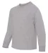 29BL Jerzees Youth Long-Sleeve Heavyweight 50/50 B Athletic Heather side view
