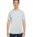 Under Armour 1376842 Team Tech™ T-Shirt in Mod grey light heather/ white front view