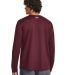 Under Armour 1376843 Team Tech™ Long Sleeve T-Sh in Maroon/ wht _609 back view