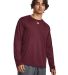 Under Armour 1376843 Team Tech™ Long Sleeve T-Sh in Maroon/ wht _609 front view