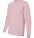 29LS Jerzees Adult Long-Sleeve Heavyweight 50/50 B Classic Pink side view