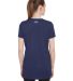 Under Armour 1376847 Women's Team Tech™ T-Shirt in Midnight navy/ white back view