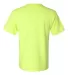 29MP Jerzees Adult Heavyweight 50/50 Blend T-Shirt Safety Green back view