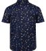 Swannies SW8400 Corbin Polo in Midnight navy back view