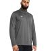 Under Armour 1376844 Team Tech™ Quarter-Zip Pull in Castlerock/ white front view