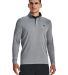 Under Armour 1370155 Playoff Quarter-Zip Pullover in Steel/ md gr_035 front view