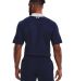 Under Armour 1377375 Performance 3.0 Colorblock Po in White/ midnight navy/ white back view