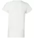 5680 Hanes® Ladies' Heavyweight T-Shirt White back view