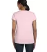 5680 Hanes® Ladies' Heavyweight T-Shirt Pale Pink back view