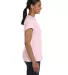 5680 Hanes® Ladies' Heavyweight T-Shirt Pale Pink side view