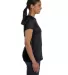 5680 Hanes® Ladies' Heavyweight T-Shirt Black side view