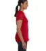 5680 Hanes® Ladies' Heavyweight T-Shirt Deep Red side view