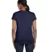 5680 Hanes® Ladies' Heavyweight T-Shirt Navy back view
