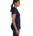 5680 Hanes® Ladies' Heavyweight T-Shirt Navy side view
