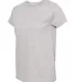 5680 Hanes® Ladies' Heavyweight T-Shirt Oxford Grey side view