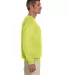 4662 Jerzees Adult Super Sweats® Crewneck Sweatsh in Safety green side view