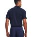 Under Armour 1377374 Performance 3.0 Golf Polo in Midnight navy/ pitch grey back view