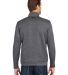 Under Armour 1373674 Storm Sweater fleece Quarter- in Pt gry/ black _012 back view