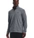 Under Armour 1373674 Storm Sweater fleece Quarter- in Pt gry/ black _012 front view