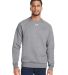 Under Armour 1379755 Rival Fleece Sweatshirt in Cs grey light heather/ white front view