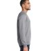 Under Armour 1379755 Rival Fleece Sweatshirt in Cs grey light heather/ white side view