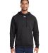 Under Armour 1379757 Rival Fleece Hooded Sweatshir in Black/ white_001 front view