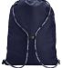 Under Armour 1369220 Undeniable Drawstring Backpac in Midnight navy/ metallic silver back view