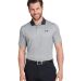 Under Armour 1377377 3.0 Printed Performance Polo in Wht/ hlo gry_102 front view