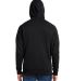 Under Armour 1379767 Rival Fleece Full-Zip in Black/ white_001 back view